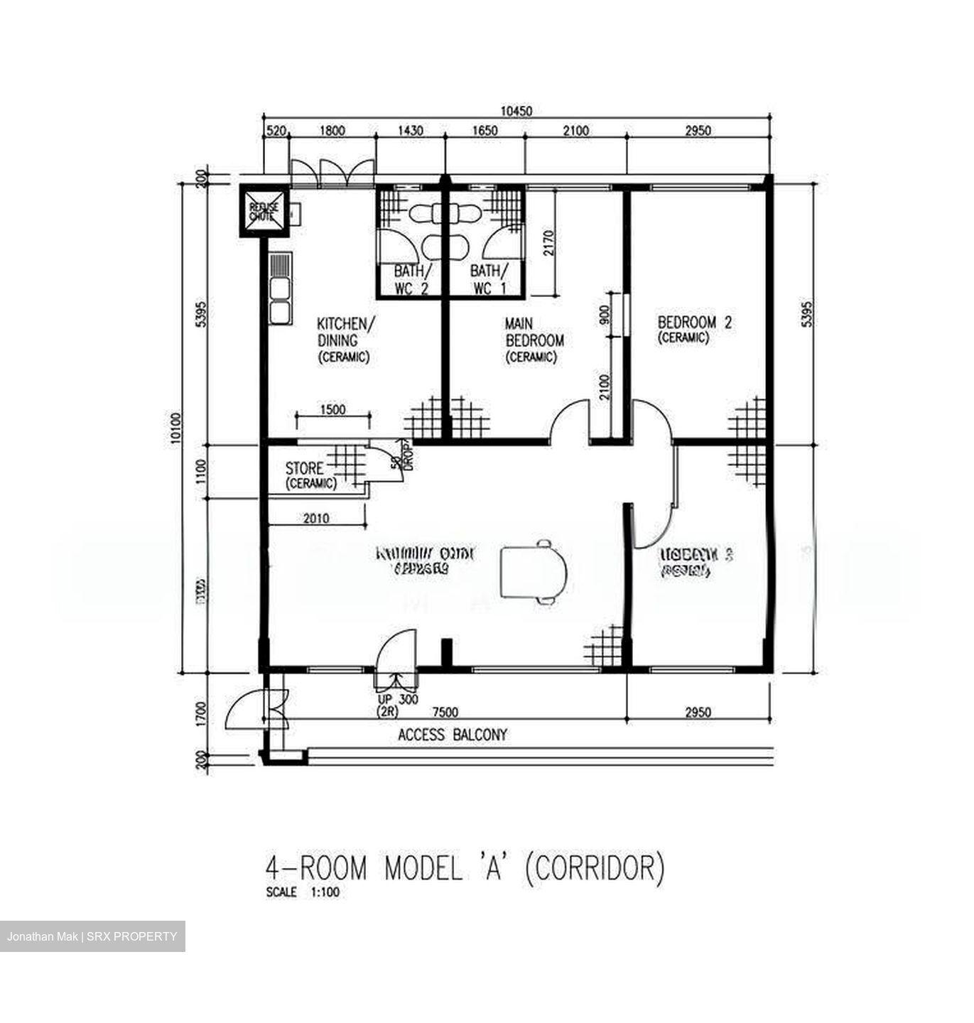 Blk 873 Tampines Vista (Tampines), HDB 4 Rooms #620101101